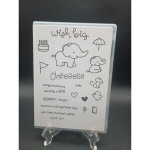 Lawn Fawn Elfie Selfie Stamp Set And Dies Set